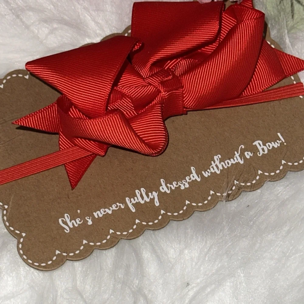 Mud Pie Red Soft Headband